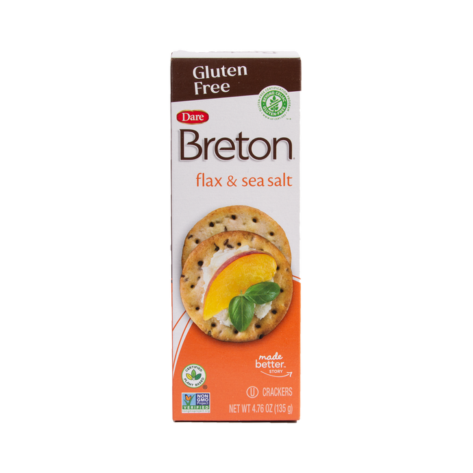 Breton Flax & Sea Salt Crackers