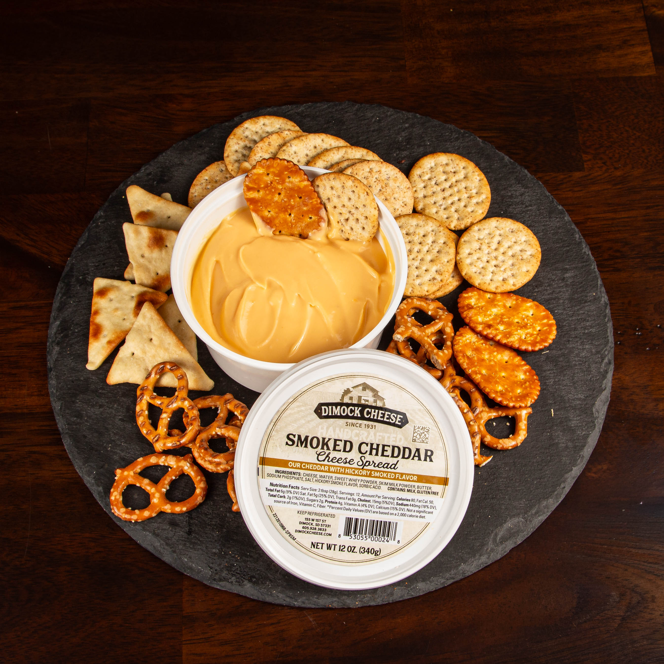 Smoked Cheddar Spread – Dimock Dairy